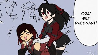 the origins of ruby rose (rosebird, wlw, rwby fancomic dub)