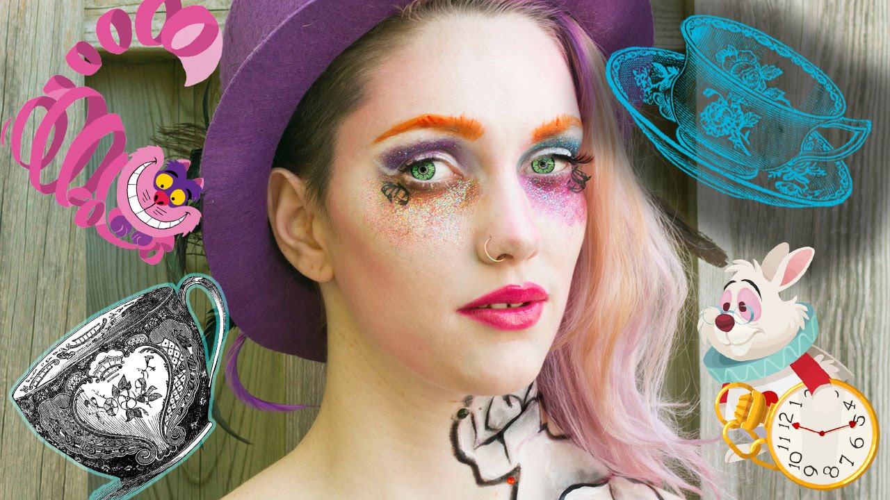 Mad Hatter Makeup Tutorial Queen Of Hearts Makeup Tutorial YouTube