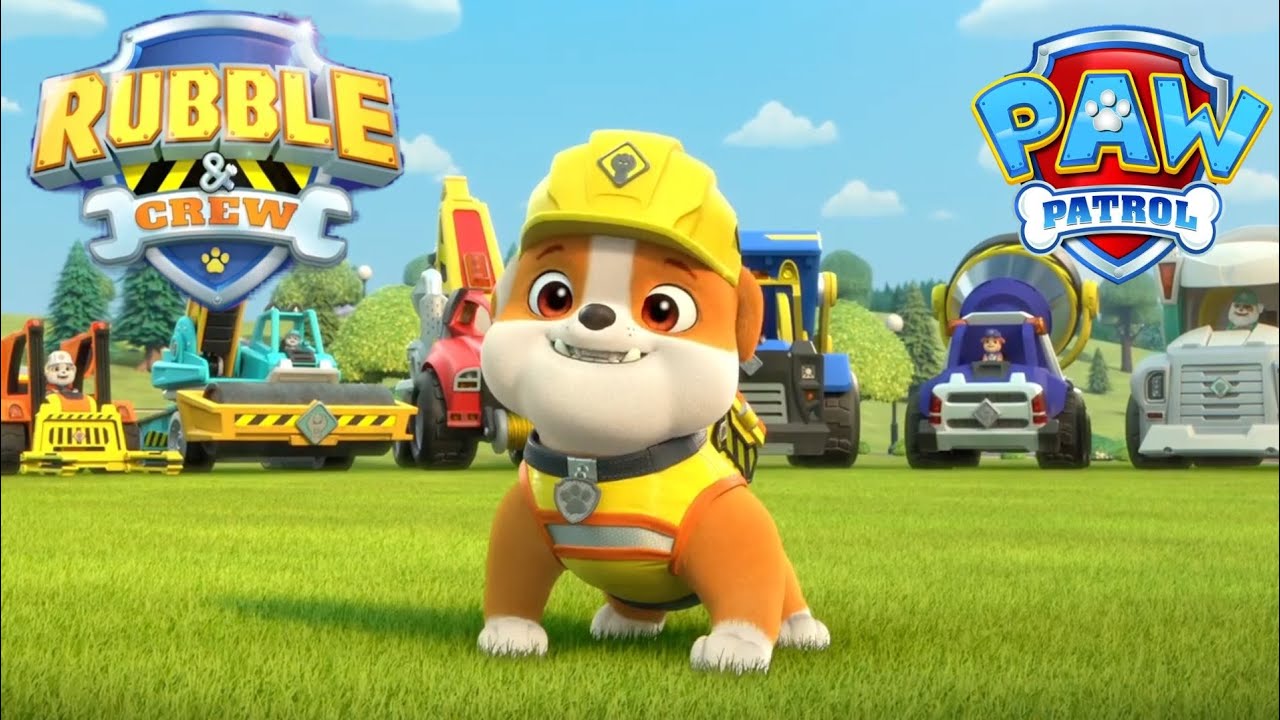 🐾Paw Patrol Brand New Series Rubble & Crew🔧 Promo Bow Wow Big nigth 💛