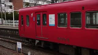 2026年2月12日(水)　1193レ(普犬山)入庫　←岐　6804F+6044F+6011F　豊→　犬山駅発車