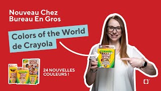 Colors Of The World De Crayola Nouveau Chez Bureau En Gros