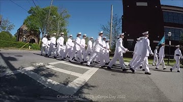 Citadel Class of 2025  - Corps Day 2022 gopro hero 4
