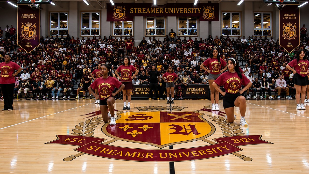 Miya & Mya Nicole Perform Halftime In The 2026 Streamer University Basketball Game 🔥