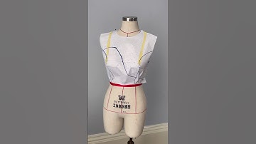 #DART MANIPULATION Quick tutorial on how to manipulate a basic bodice pattern to give this design.