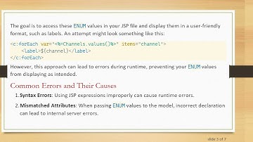 Accessing ENUM Values via a Loop Through a JSP