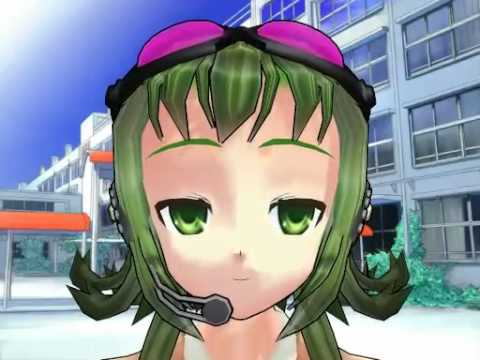 【MMD】【GUMI】メグッポイドが見てるだけ？