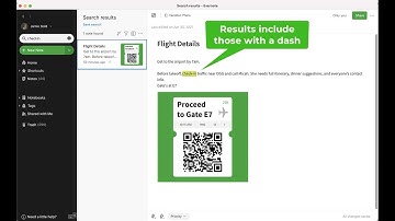 Search without perfect punctuation in Evernote