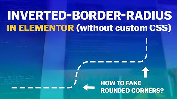 The inverted border-radius hack - NO custom CSS