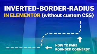 The inverted border-radius hack - NO custom CSS