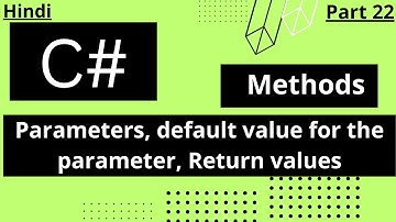 C# methods with parameter@arvindprogramming