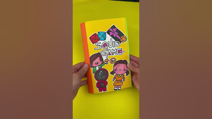 HAZ UN LIBRO DE JUEGO DEL CALAMAR 🦑 #Shorts