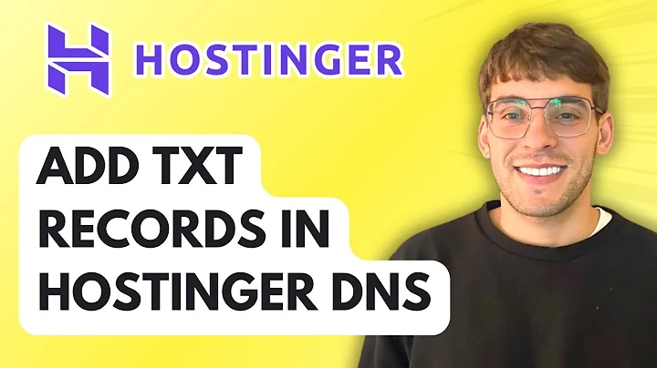 How to Add TXT Records in Hostinger DNS [2025 Guide]