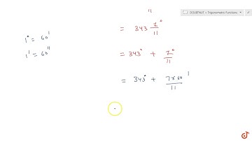 Convert 6 radians into degree measure....