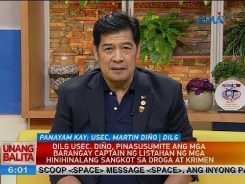 Panayam kay Usec. Martin Diño, DILG - YouTube
