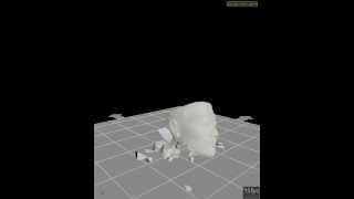 houdini fracture dynamics with glue constrain