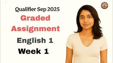 IIT Madras BS Degree | Eng 1 Week 1 Assignments Solution | Sep 2025