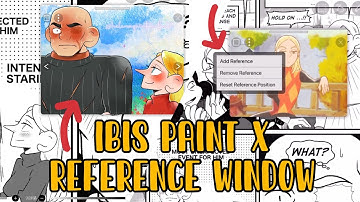 Ibis Paint X Reference window tutorial ✨iPadOS 2022