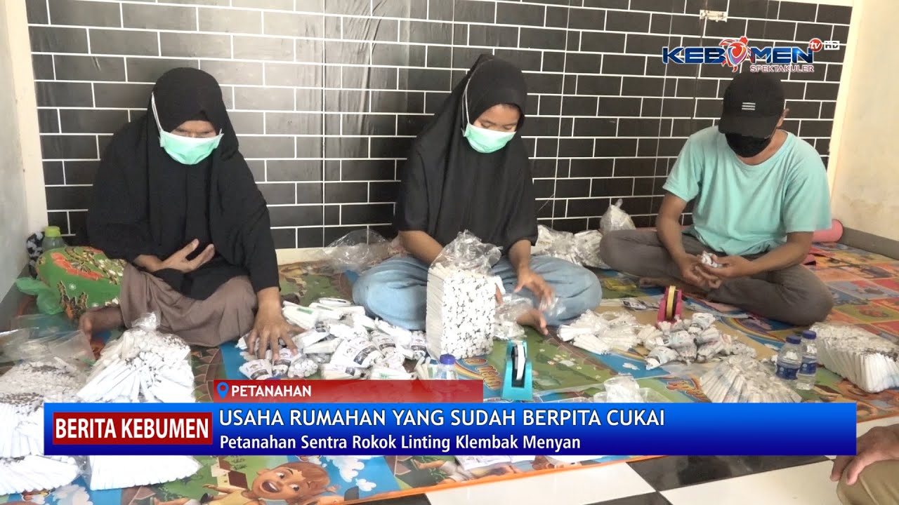 Petanahan Sentra Rokok Linting Klembak Menyan