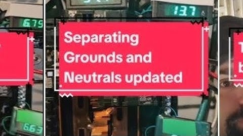 what do need to separate grounds and neutral in a sub panel???