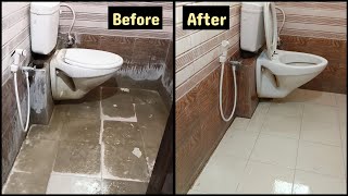 How to clean Bathroom Tiles | సులభంగా టైల్స్ క్లీనింగ్ | Clean tiles easily | Bathroom cleaning tips