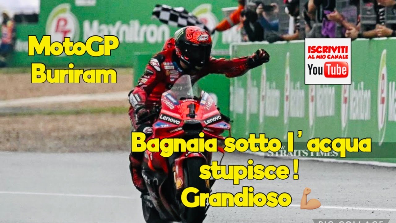 MotoGP 2024 Buriram Bagnaia Show! Vince da campione 🏆 - YouTube