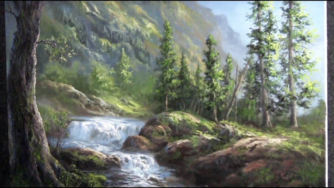 Hill Landscape Painting
