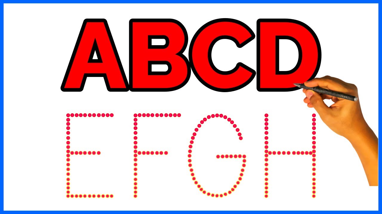Abcd Tracing For Kids Abcd Tracing For Kids