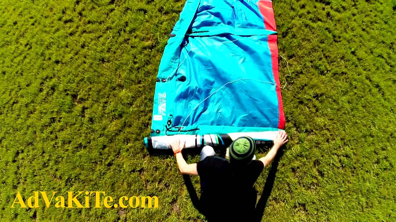 Как упаковать кайт - YouTube