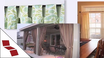 Custom Tab Top Drapes from Cushion Source