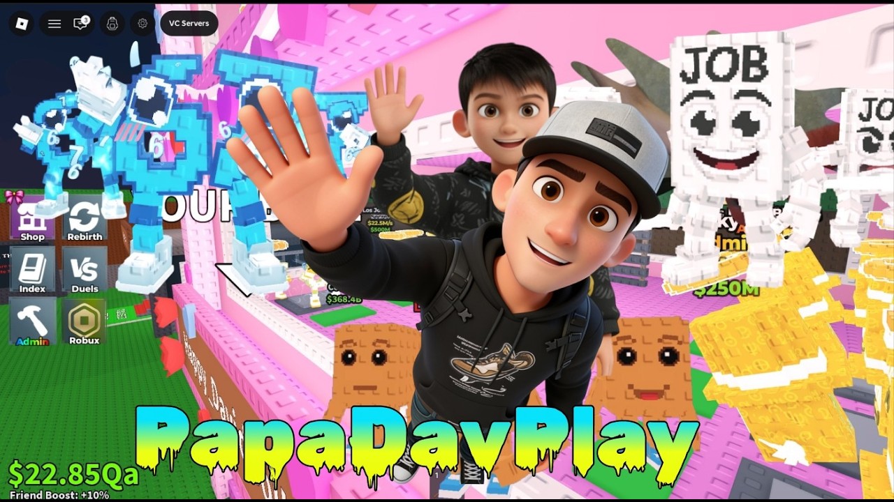 PapaDavPlay Играет в Игру Открой Lucky Block 2