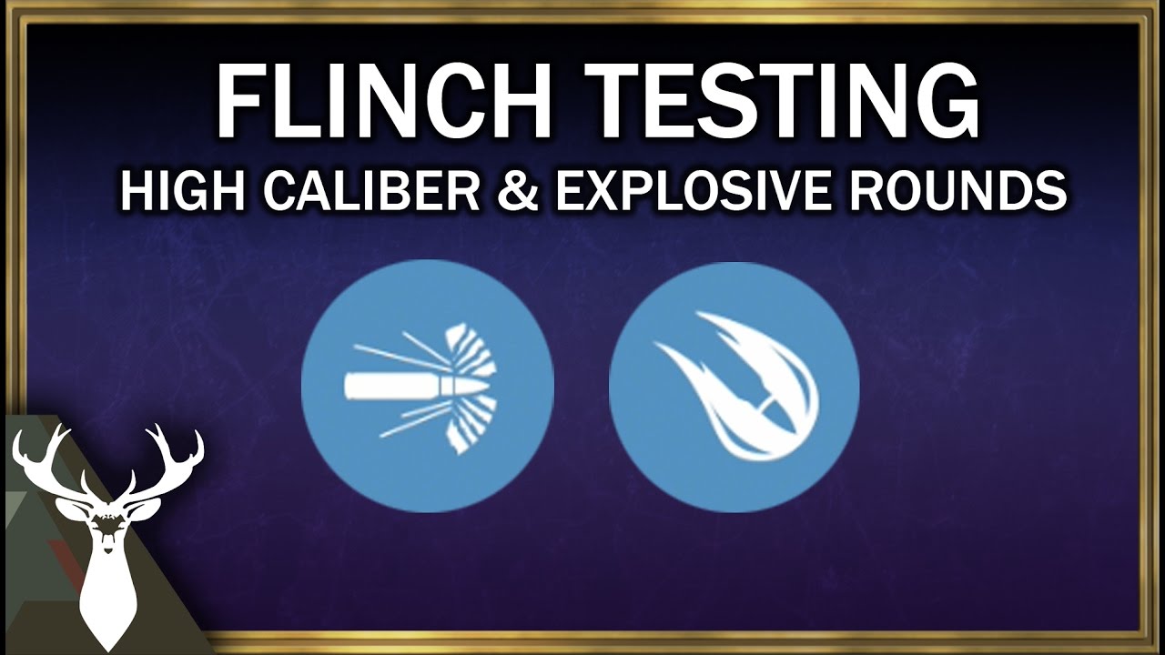 High Caliber & Explosive Rounds - Flinch Tests