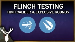 High Caliber Explosive Rounds - Flinch Tests