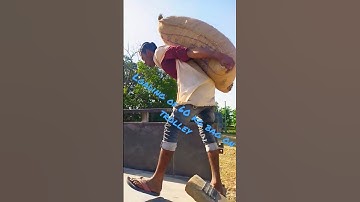 loading of 60 kg 🌾🌾🌾wheat bag on trolley