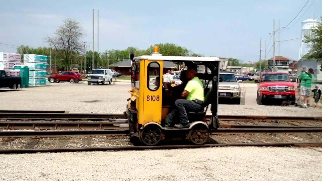 Speeder (motor car) rides at Orrville, OH May 2015 YouTube