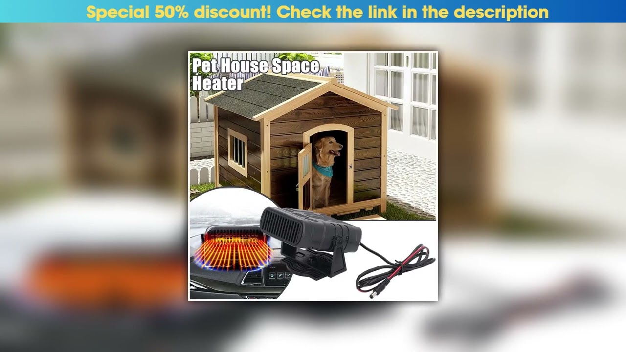 Slide 30W Solar Car Heater Panel Winter Defroster Heating Fan Pet House Warmer Natural Wind Speed E