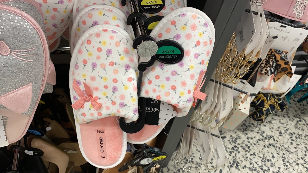 slippers asda womens