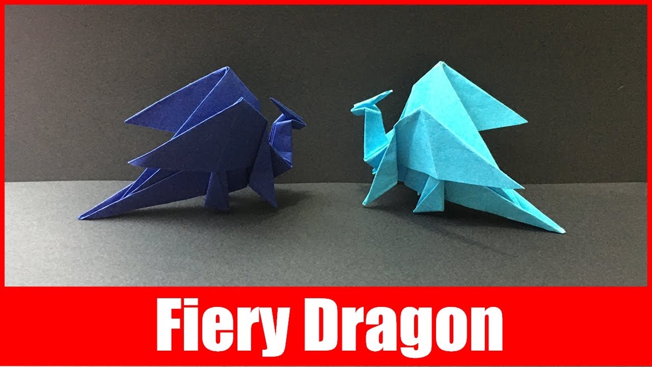 Easy Origami Dragon How To Make a Paper Fiery Dragon Origami for