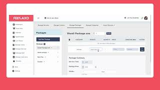 Create &amp; Sell Service Packages Easily with Feelaxo | Salon Software Demo