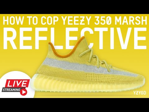 How to Cop adidas Yeezy Boost 350 V2 Marsh REFLECTIVE RF Yeezy Supply Shock Drop Live Stream