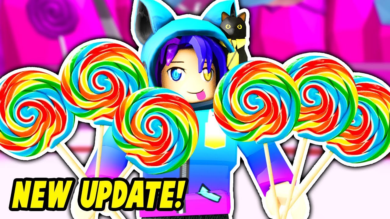 Eating All The Candy New Update For Roblox Bubble Gum Simulator - new candy simulator roblox