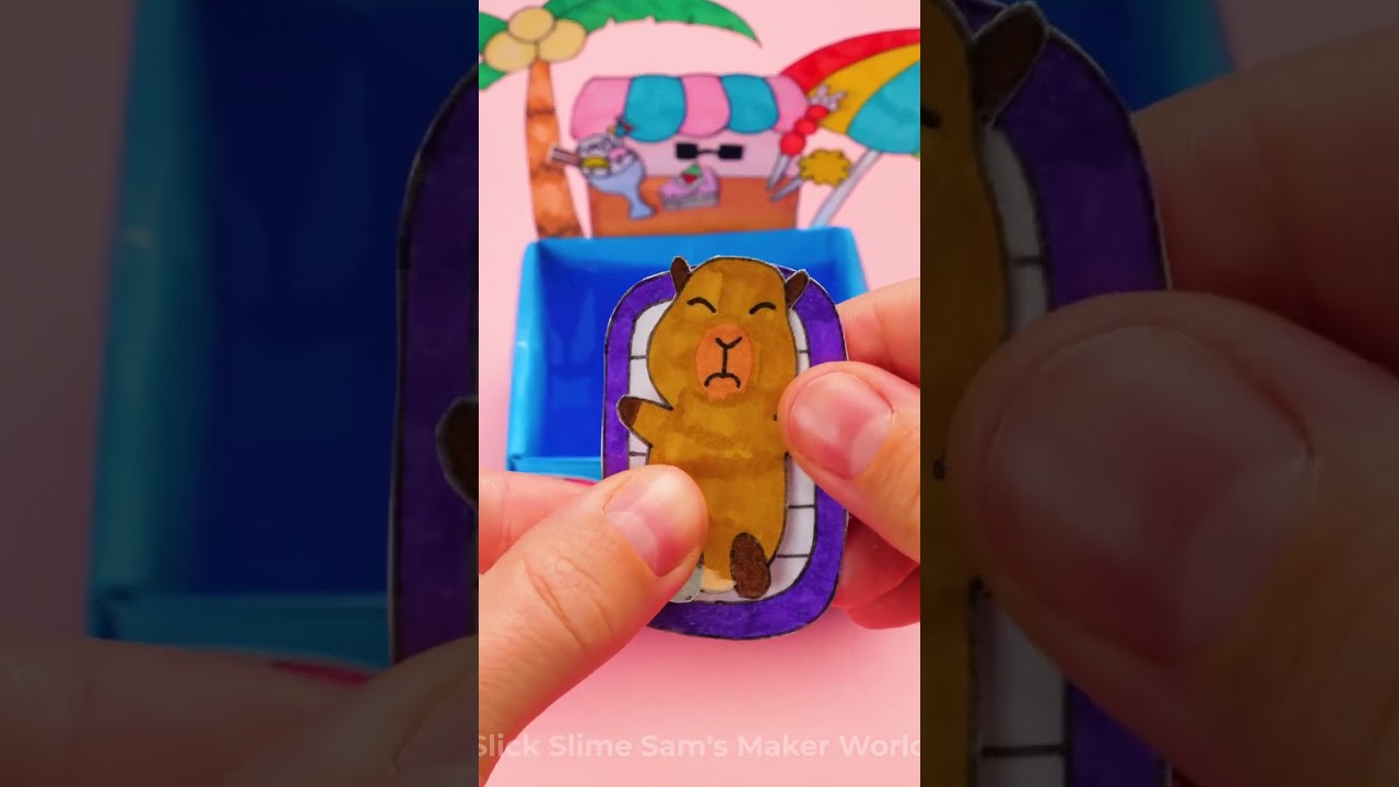 🌴 Make a Chill Capybara Enjoy Summer! 🐹 