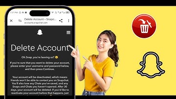 Delete Snapchat Account - How to delete snapchat account permanently on Android (2024)