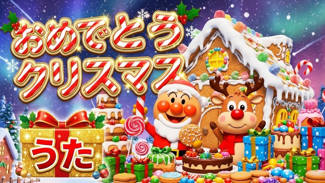 おめでとうクリスマス🎅🎄歌詞付き】クリスマスソング We Wish You a