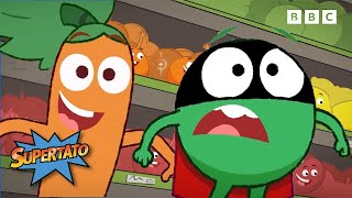 LIVE: Time Fries with Evil Pea| Supertato Official