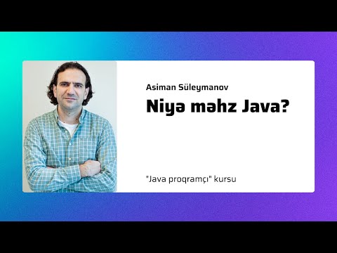 Video: Java Bean nə üçün istifadə olunur?
