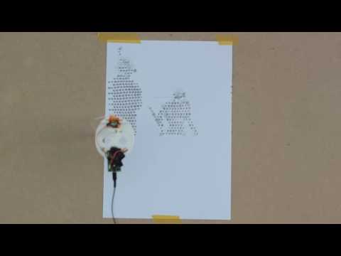 Tramontana drawing robot in action