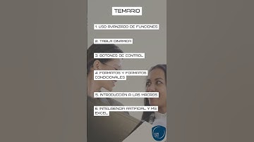 EXCEL AVANZADO Y SU INTEGRACION EN LA INTELIGENCIA ARTIFICIAL