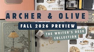 PREVIEW: Archer & Olive Fall 2026 Collection ~ The Writer’s Desk