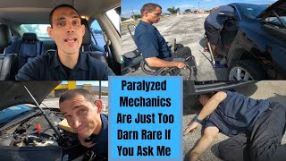 Paraplegic Mechanic Does A Tune Up From A Wheelchair #wheelchairlife