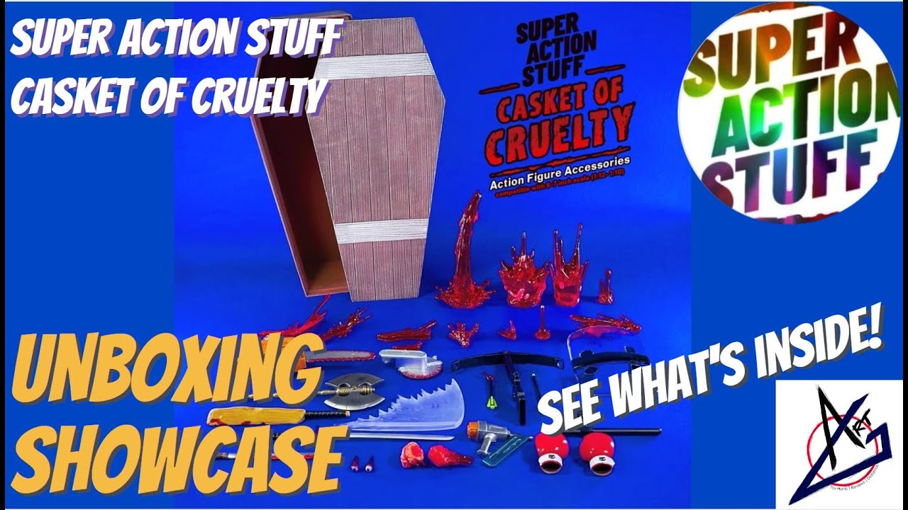 Super Action Stuff Casket of Cruelty Unboxing Showcase Review 
